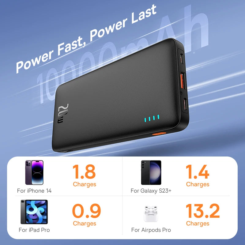 😊Baseus Airpow 20W Power Bank 10000mAh 20000mAh Fast Charge Powerbank for iPhone 16/15/14/13/12 Xiaomi batterie externe🥳